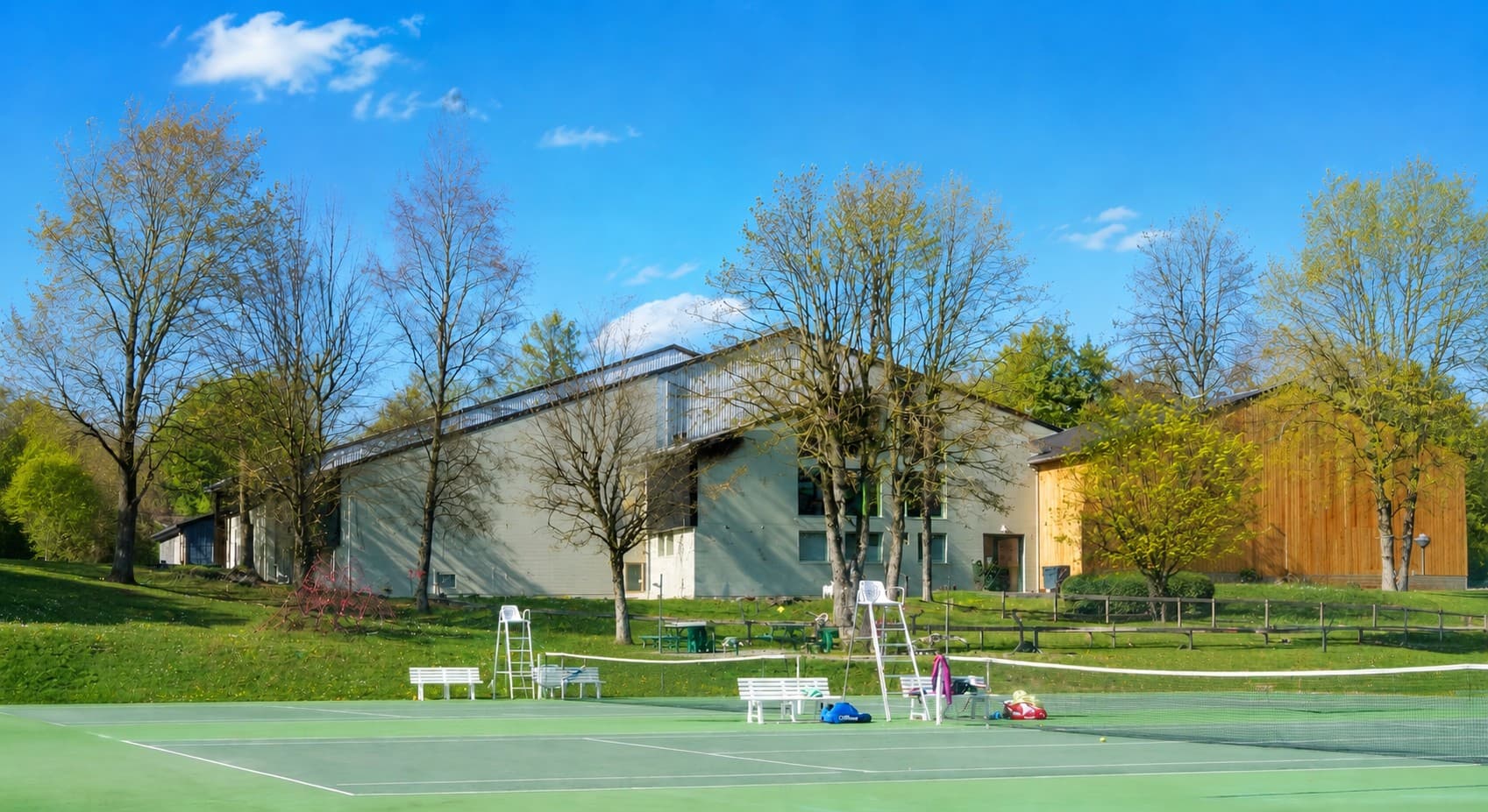 Les installations du Coutances Tennis Club